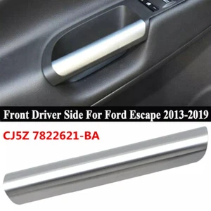 Manija de la puerta delantera del lado del conductor moldura de moldura de moldura LH plateada para Ford Escape 13-19 - Imagen 1 de 7