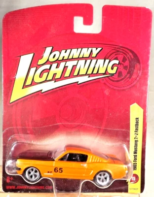 2011 Johnny Lightning Forever 64 JL15 1965 FORD MUSTANG 2+2 FASTBACK Orange w5Sp - Image 1 of 4