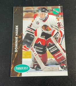 1991 - 92 Parkhurst Dominik Hasek Rookie RC #263  French NM-MT OR BETTER !!!