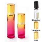 5Ml 10Ml Colorful Thick Glass Essential Oil Perfume Roller Bottles W/ Metal Ball