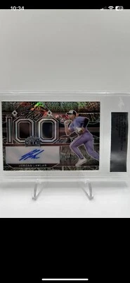 1/1 JORDAN LAWLAR 2022 Leaf Metal - Top 100  Snakeskin Mojo Plate  (AU, RC) 1/1 - Image 1 of 3