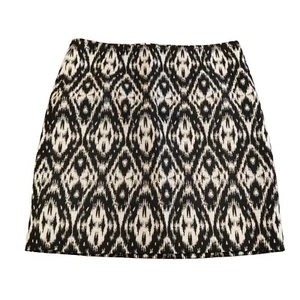 Vince Camuto Women's Pencil Skirt Black White Pattern Size 7 Knee Length BR - Picture 1 of 6