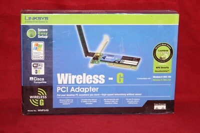 Linksys Wireless-G WMP54G 2.4GHZ, PCI Adapter. - Image 1 of 4