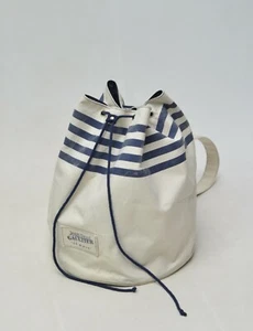 Jean Paul Gaultier Le Male Vintage Unisex Beige Cotton Bucket Bag One Size - Picture 1 of 11