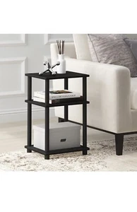 3-Tier End Table 1-Pack Americano/Black, Corner Table, Coffee Table - Picture 1 of 5
