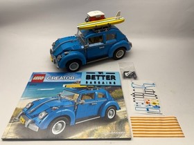 Lego Creator Expert VW Beetle (10252) Retired With Instructions NO Box