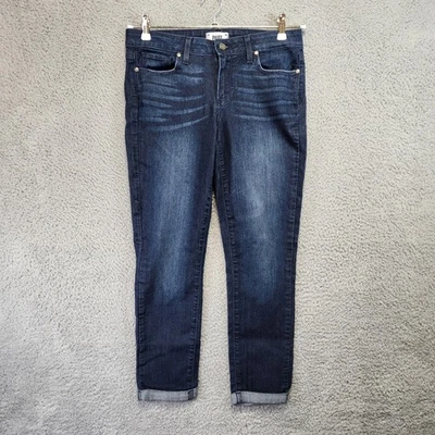 Paige Kylie Crop Jeans Womens 28 (Fits 31x26) Dark Wash Mid Rise Denim Casual - Image 1 of 4