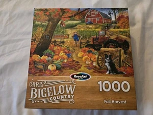 RoseArt - Chris Bigelow Country - Fall Harvest - 1000 Piece Jigsaw Puzzle NEW - Picture 1 of 2