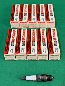 Vintage Motocraft ARF62-6 Spark Plugs - Box of 10, New Old Stock - Picture 1 of 7