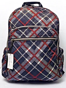 Mochila Vera Bradley Campus en sarga de rendimiento en París a cuadros - Imagen 1 de 24
