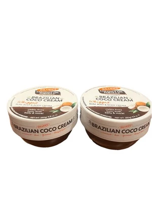 2x Palmer's Brazilian Coco Cream Coconut Oil Formula 8.8oz Firming Body Cream - Image 1 of 4