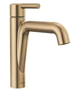 Delta 15849LF Nicoli 1,2 GPM 1 Loch Badezimmer Wasserhahn - Champagner Bronze - Bild 1 von 9
