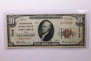 1929 $10 National Currency, Affordable Circulated Currency., STORE SALE #035116 - Picture 1 of 2