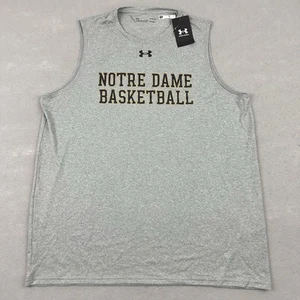 Notre Dame Fighting Irish Shirt Men Large Under Armour Locker Tee Team Issued L - Picture 1 of 8