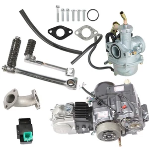 125cc 4 Stroke ATV Engine Motor 3-Speed Semi Auto w/Reverse For ATV Quad Go Kart - Picture 1 of 24