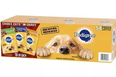 Pedigree Choice Cuts in Gravy Wet Dog Food, Variety Pack, 3.5 Ounce (54 Count) - Image 1 of 3
