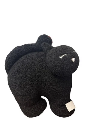 Martha Stewart 万圣节加权架/门挡黑猫毛绒-秋季装饰 — 第 1/4 张图片