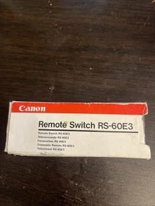 Canon RS-60E3 Remote Switch for EOS 100D, EOS 300D, EOS 350D, EOS 400D, EOS 500D - Picture 1 of 1
