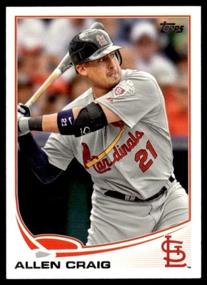2013 Topps Allen Craig St. Louis Cardinals #321 - Image 1 of 2