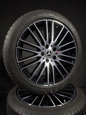 4 Winterreifen 225 45 R18 Mercedes C Klasse W206 18" Alufelgen Winterräder - Bild 1 von 4