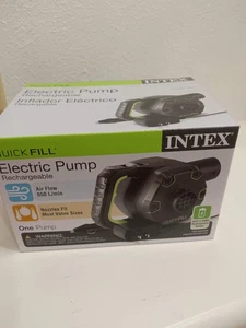 Intex 66641E 120 V Quick Fill kabellose wiederaufladbare aufblasbare Luftbettpumpe Neu - Bild 1 von 6