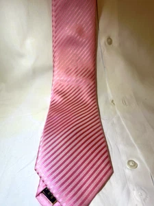 Donald J. Trump Signature Collection Men’s 100% Silk Tie Pink/Pink 62 X 3.5 - Picture 1 of 6
