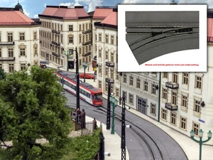 MU N-B00136 - Straßenbahn Bettung für Weiche 30 Grad links - Kopfsteinpflaster - Bild 1 von 1