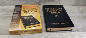 Financial Freedom Bible by Morris Cerullo ( Leather) BRAND NEW OPEN BOX - Picture 1 of 6