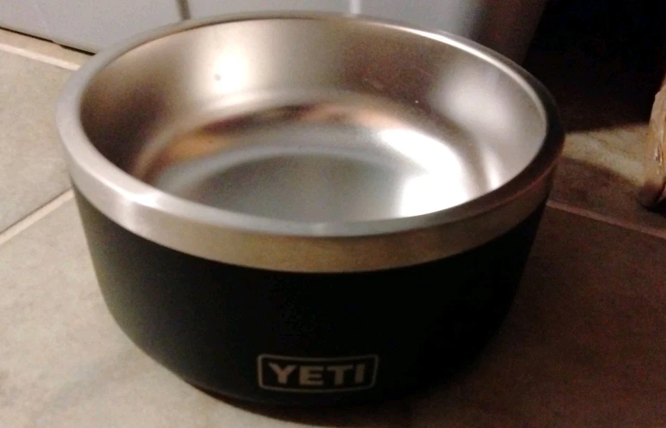 Yeti Boomer 8 Stainless Steel Non-slip Dog Bowl - Black - Image 1 of 1