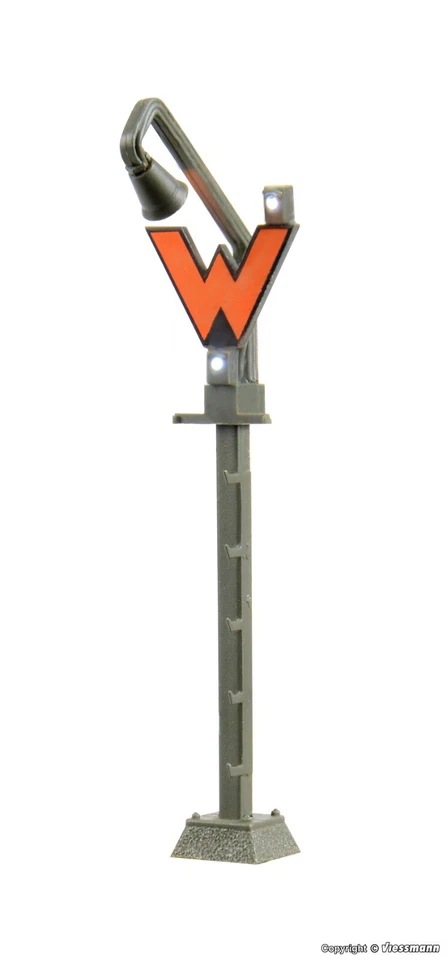 Viessmann TT 4919 Wartesignal mit Anstrahlleuchte mit 3 LEDs  Neu-OVP - Bild 1 von 1