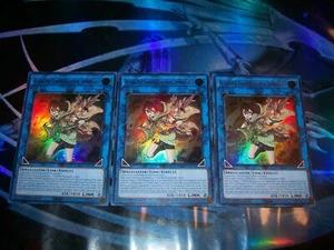 3x Aussa the Earth Charmer, Immovable 1st Edition Ultra Rare RA04-EN078 - Picture 1 of 1