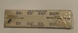 Lápices de colores vintage Wallace marca plateada con motivo nuevo paquete de 12 sin usar - Imagen 1 de 8