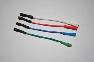 Universal Cartridge wires, leads, Headshell Rewiring kit with Gold Terminals - Picture 1 of 2