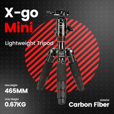 Fotopro Tripod X-go mini Portable Tripod with 360-Degree Rotatable Pan Head - Image 1 of 4