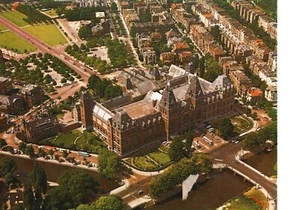 Vintage Postkarte Rijksmuseum Amsterdam Nationalmuseum Amsterdam Niederlande - Bild 1 von 2