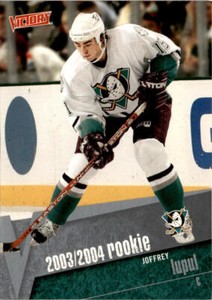 2003-04 Upper Deck Victory Hockey JOFFREy LUPUL RC #201 Anaheim Ducks Rookie