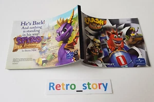 Nintendo Game Boy Advance GBA - Crash Nitro Kart - EUR - Notice / Instruction - Picture 1 of 1