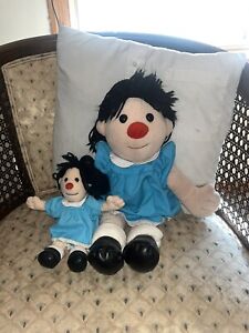 1996 Vintage Molly and the Big Comfy Couch Molly Dolls Set of 2 Large and Small