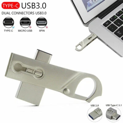 USB Type C Stick 3.0 64 GB 32 GB 16 GB OTG Mini Metal Speicherstick Memory Disk - Bild 1 von 4