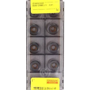 10 insertos de carburo recubiertos de fresado CNC grado 4340 Sandvik R300-1240M-pm - Imagen 1 de 10