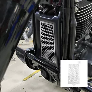 Radiator Grille Oil Cooler Guard Cover Fit For Softail Fat Boy Sport Glide 18-up - Bild 1 von 8