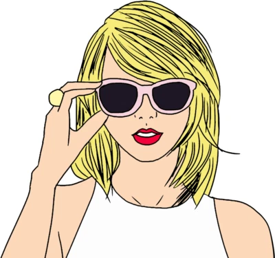 Taylor Swift sticker weatherproof bumper vinyl decal