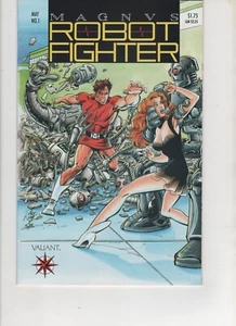 Magnus Robot Fighter #1, tarjetas de cupón intactas, casi nuevo 9,4, primera impresión, 1991, ver escaneos - Imagen 1 de 2