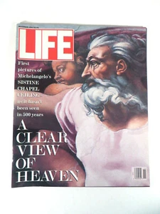 Vintage LIFE Magazine A Clear View Heaven Michelangelo's Sistine Chapel Nov 1991 - Picture 1 of 4