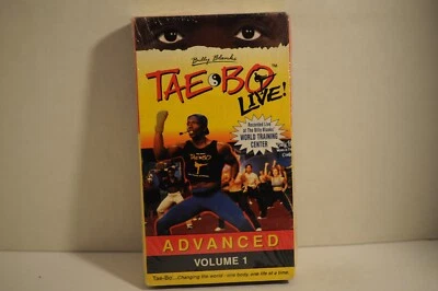 Billy Banks, Tae Bo Live, Advanced Volume 1, sealed tape, VHS video - Image 1 of 4