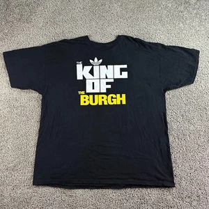 Pittsburgh Penguins Shirt Mens 2X Black Yellow King Of The Burgh Hockey Adidas - Picture 1 of 9