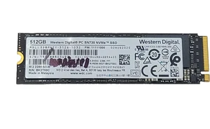 512GB Western Digital SN730 NVMe PCIe M.2 SSD Solid State Drive SDBPNTY- Win 11 - Picture 1 of 5