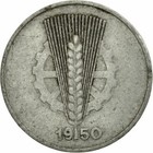 [#531101] Münze, GERMAN-DEMOCRATIC REPUBLIC, 10 Pfennig, 1950, Berlin, SS, Alumi