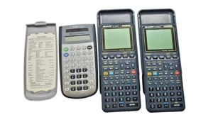 Posten Texas Instruments TI-36X Solar & 2X Sharp EL-9300C Taschenrechner FÜR TEILE - Bild 1 von 4