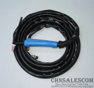 WP-9 SR-9 Tig Welding Torch  DC 125A AC 100A Gas Cooled 4M 13Feet - Picture 1 of 4
